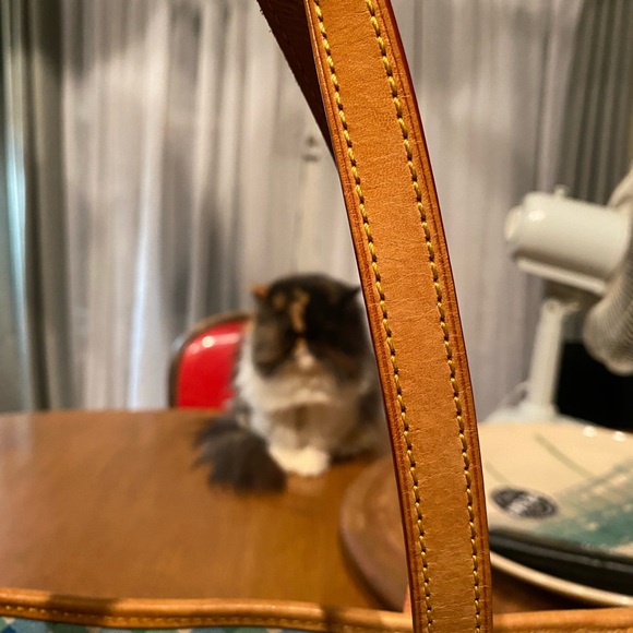 Dooney & Bourke Plaid Green and Blue Canvas Tote - Picture 14 of 15